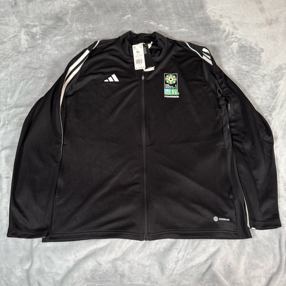 Adidas Wmns FIFA World Cup Track Jacket Mens XL Slim Fit Soccer Tiro23 NEW - Picture 1 of 9
